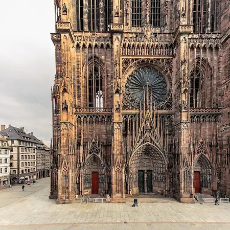 Amazing Facing The Cathedral アパート ストラスブール